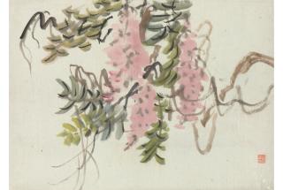 Huang Binhong - Wisteria