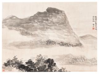 Huang Bore - Sketch of Victoria Peak
