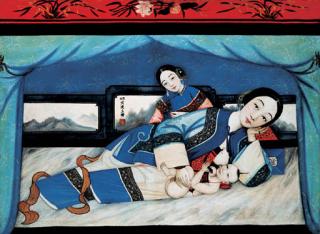 Huang Dashen - Mother and son