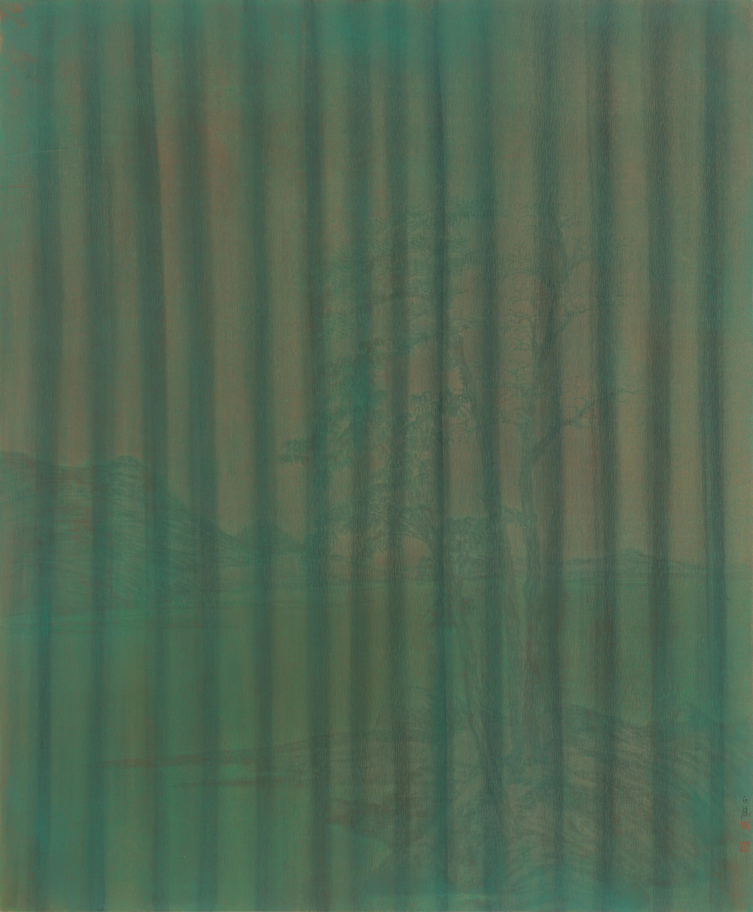 Huang Hongtao - Landscape Inspired by Ni Zan