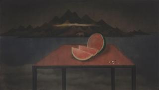 Huang Hongtao - Watermelon on a Table
