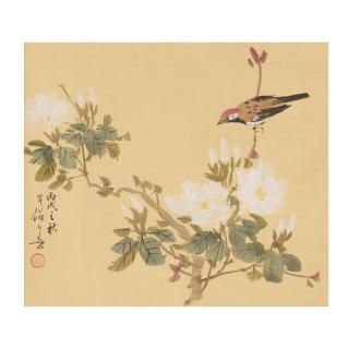 Huang Huanwu - Bird and Flower, 1976