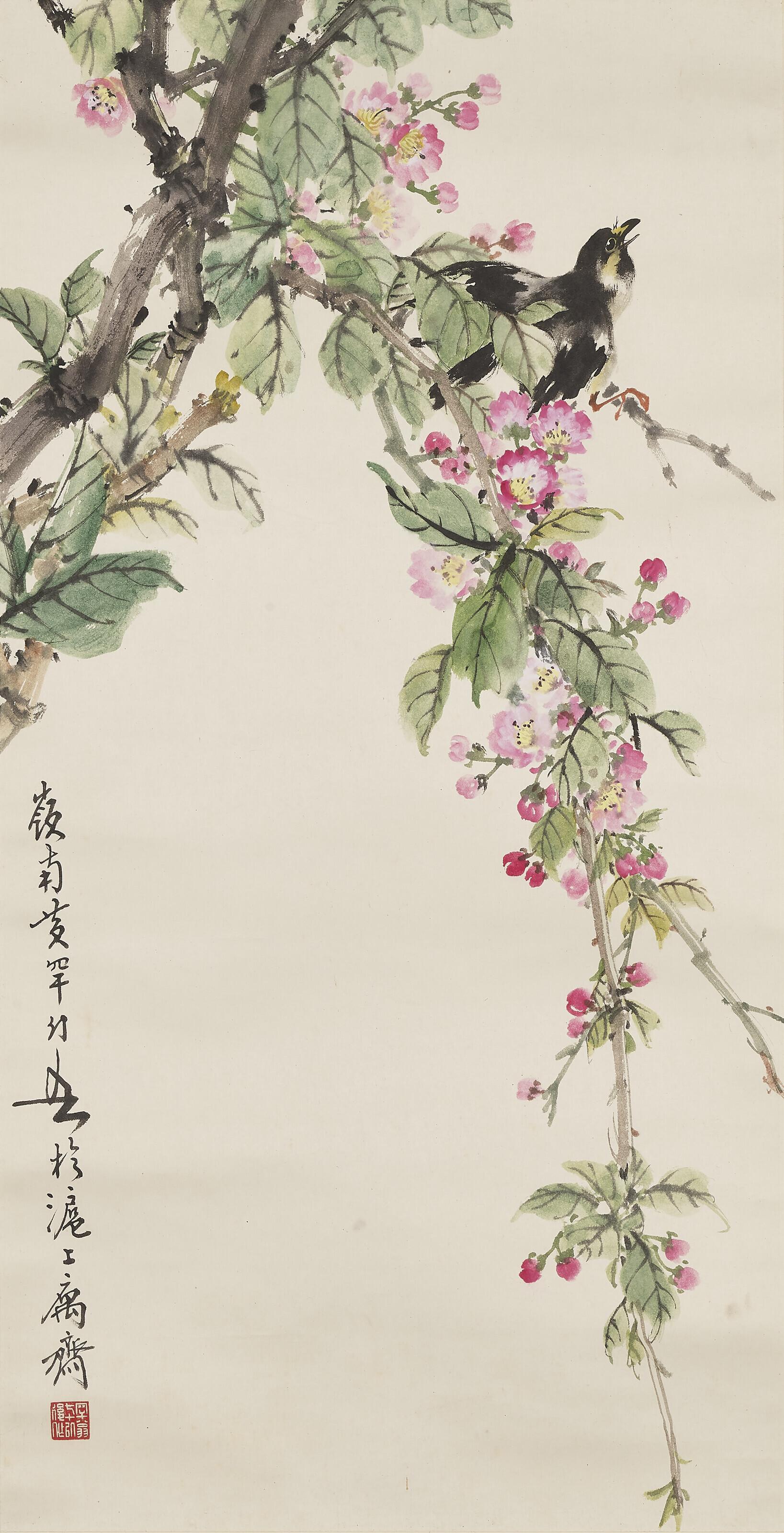 Huang Huanwu - Flowers and Bird