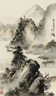 Huang Huanwu - Temple On A Mountain