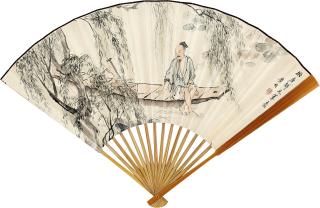 Huang Jun - Boating by the Willow