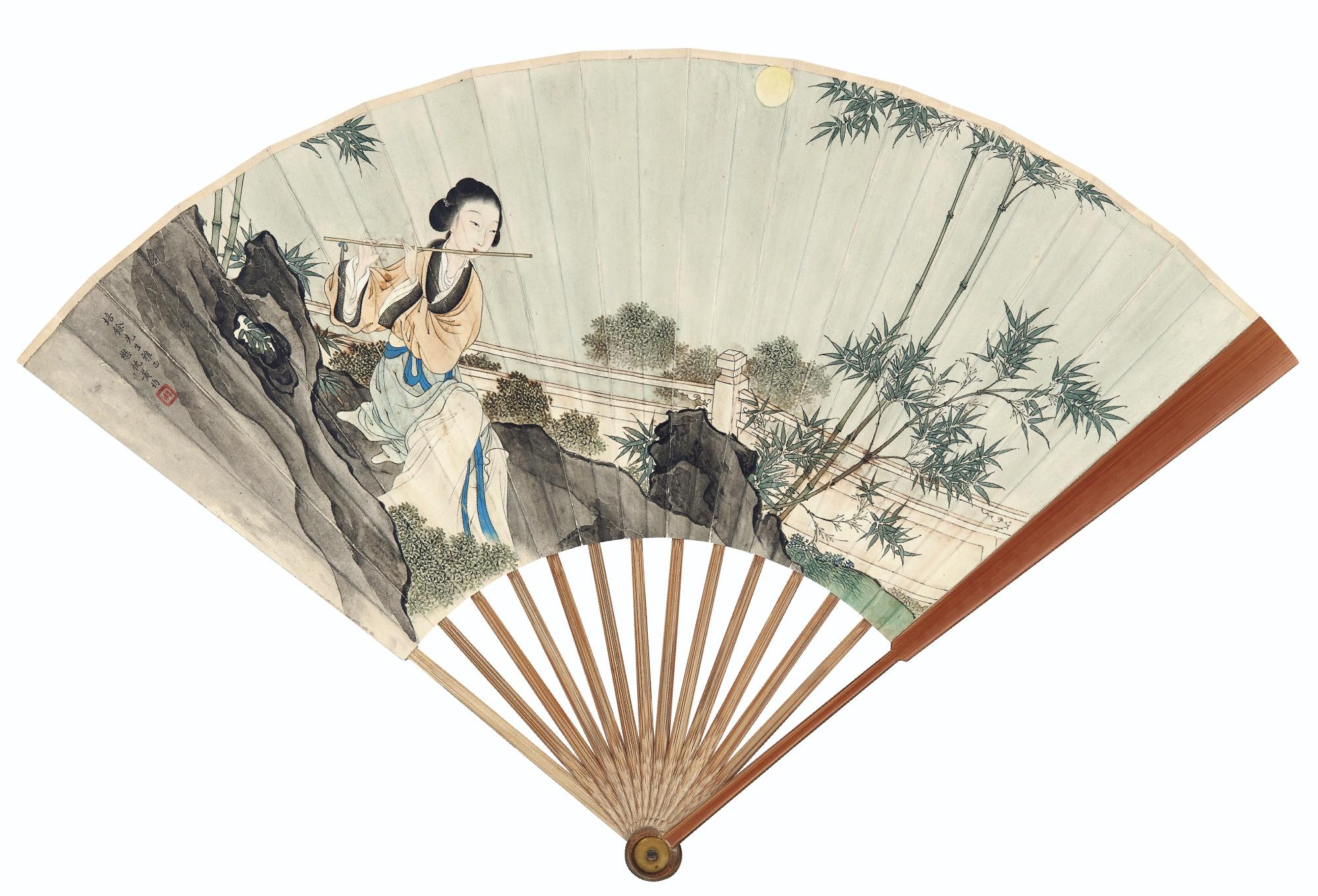 Huang Jun - Playing Dizi In The Moonlight