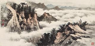Huang Junbi - Cloudy Mountain