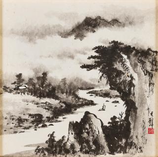 Huang Junbi - Cloudy Mountains