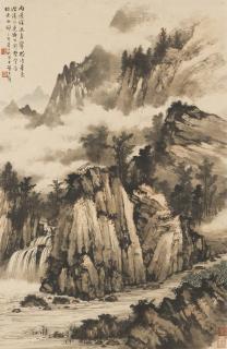 Huang Junbi - Streams And Mountains After Rain