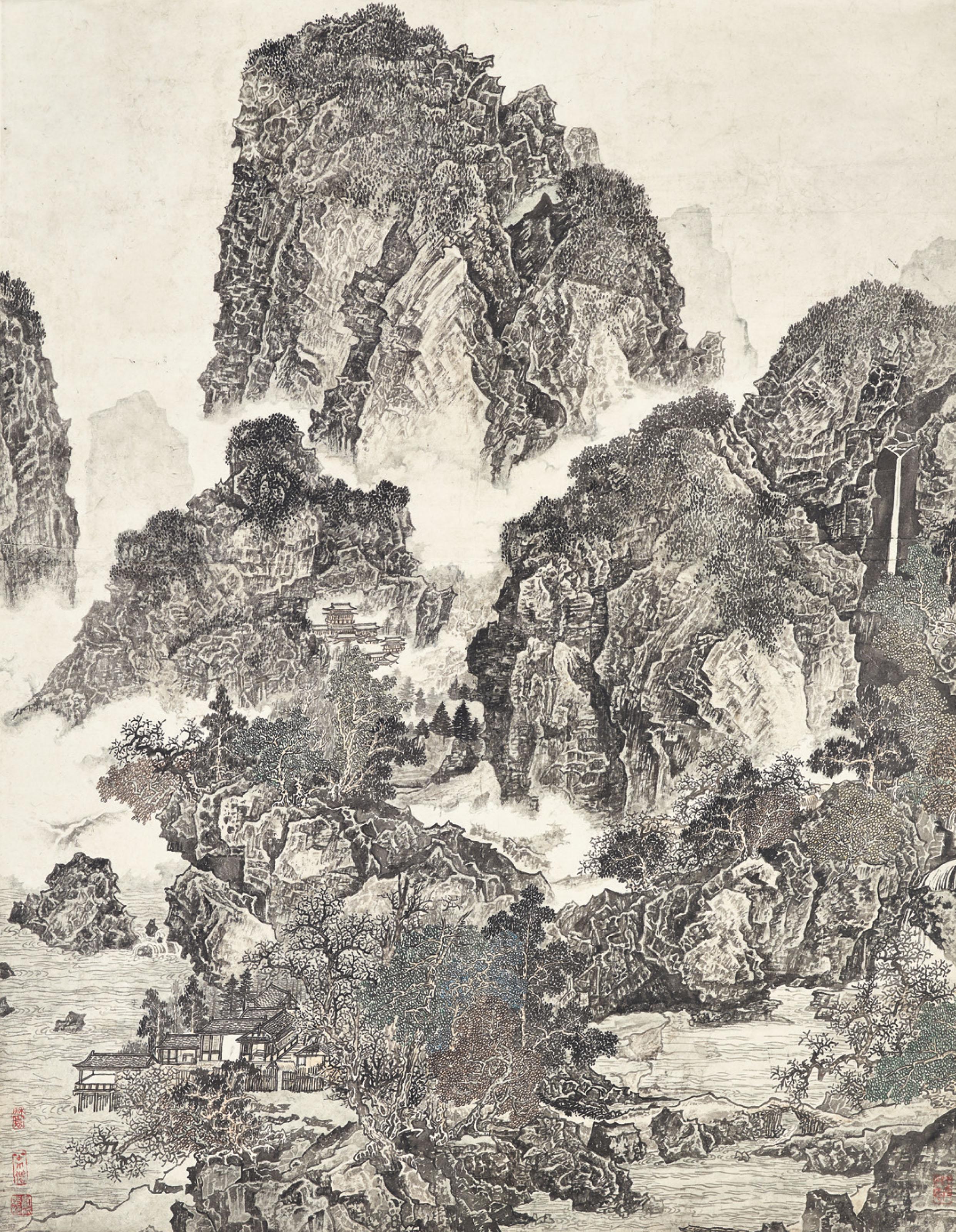 Huang Qiuyuan - Landscape in Song Style