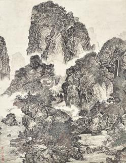 Huang Qiuyuan - Landscape in Song Style
