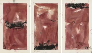 Huang Rui - Untitled - triptych