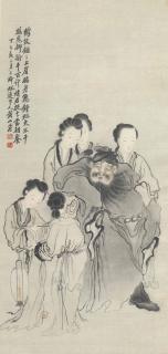 Huang Shanshou - Zhong Kui and Ladies