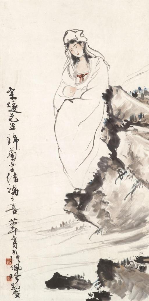Huang Shaoqiang - Guanyin with a Child