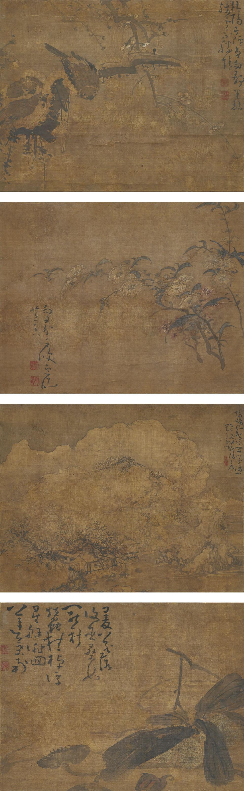 Huang Shen - Landscape, Birds and Flowers