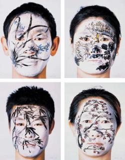 Huang Yan - Tattoo Series - Plum Blossom, Orchid, Bamboo, Chrysanthemums