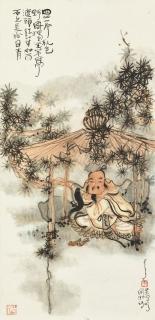 Huang Yao - Sitting under Thatched Hut
