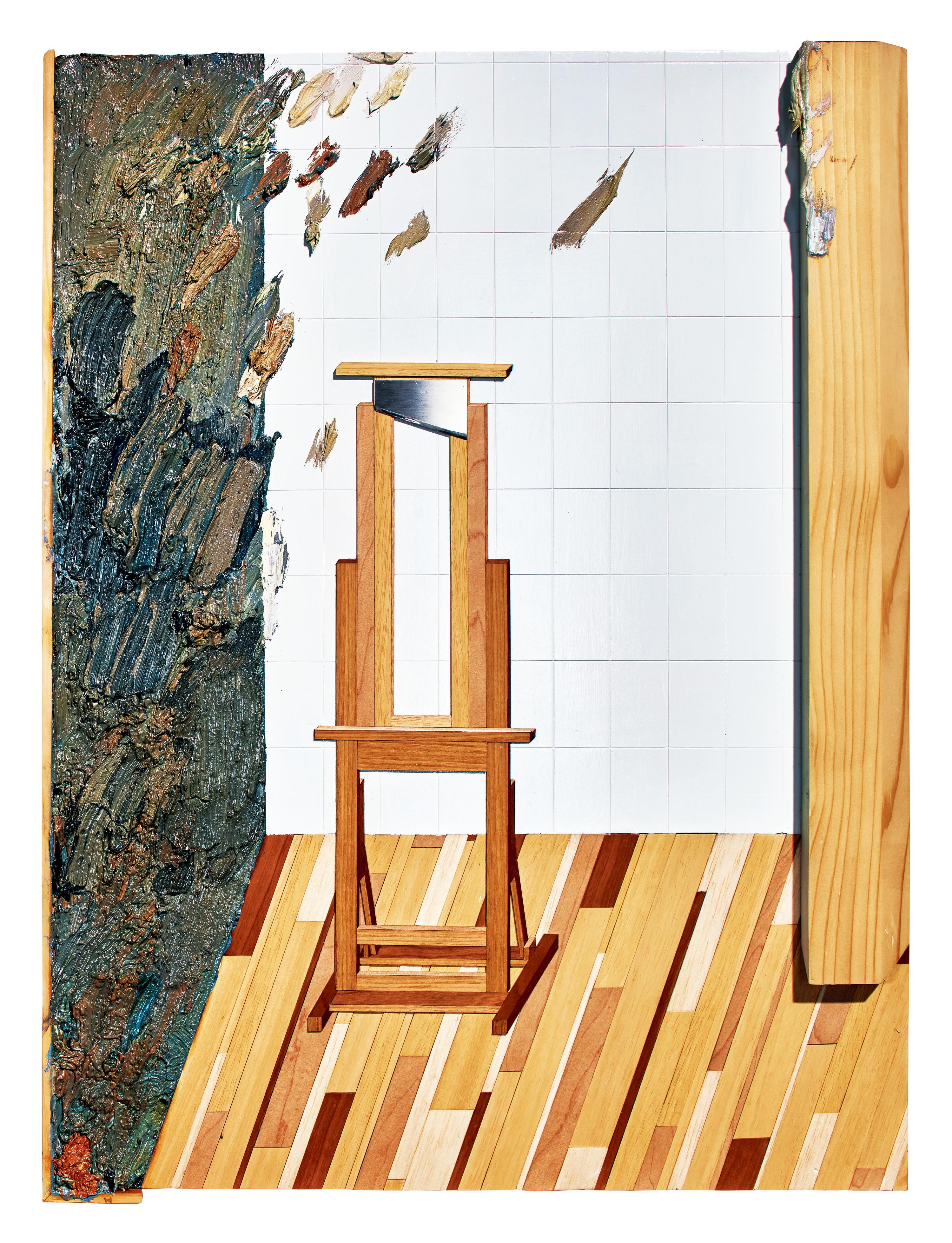 Huang Yishan - Sketching Easel(Painted In 2015)