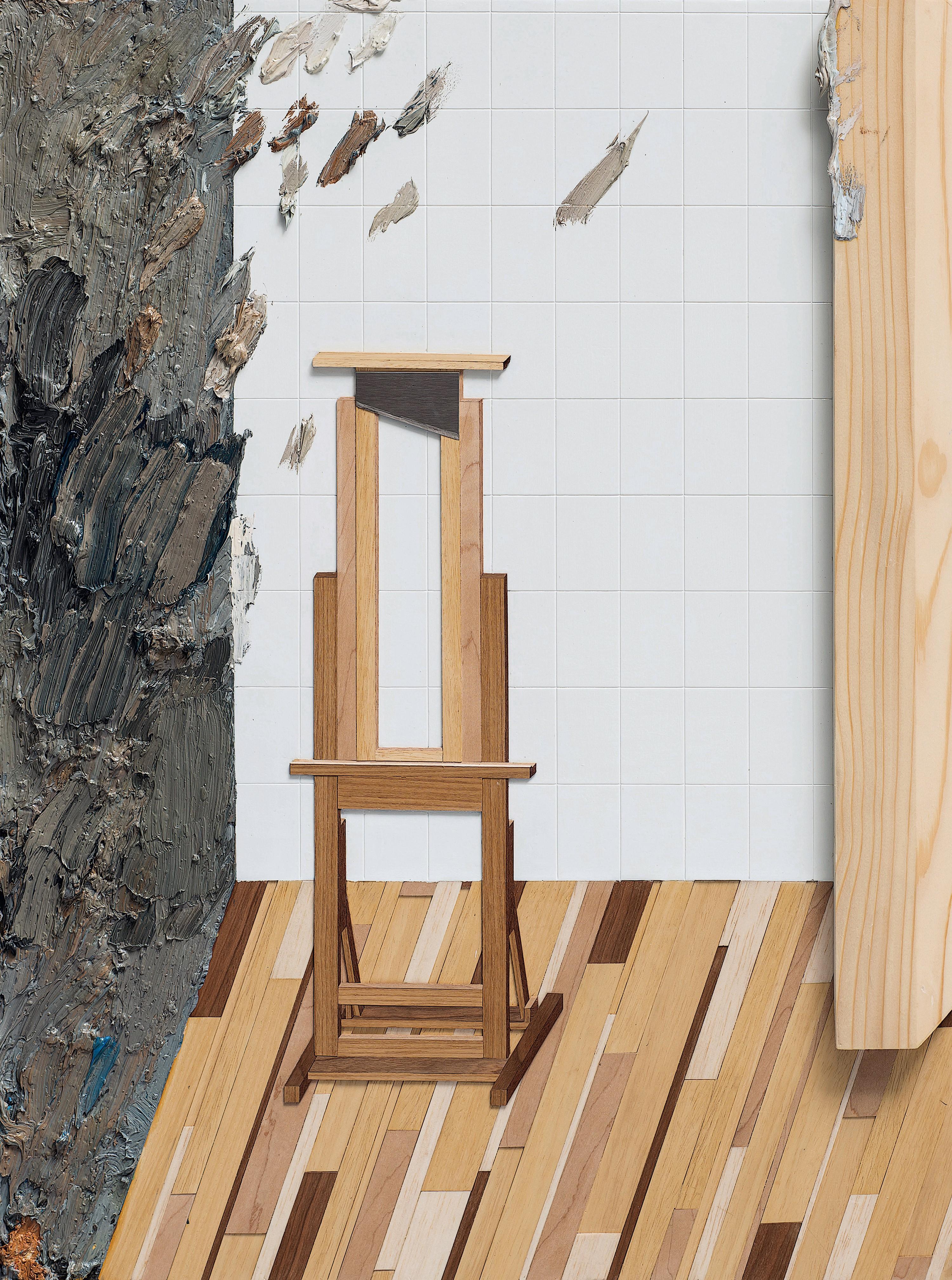 Huang Yishan - Sketching Easel (Painted In 2015)