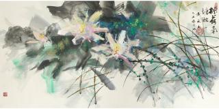 Huang Yongyu - Autumn Lotus