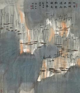 Huang Yongyu - Boats