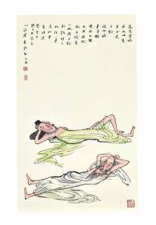 Huang Yongyu - Figures