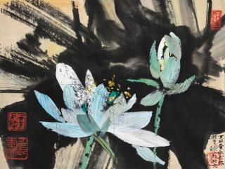 Huang Yongyu - White Lotus