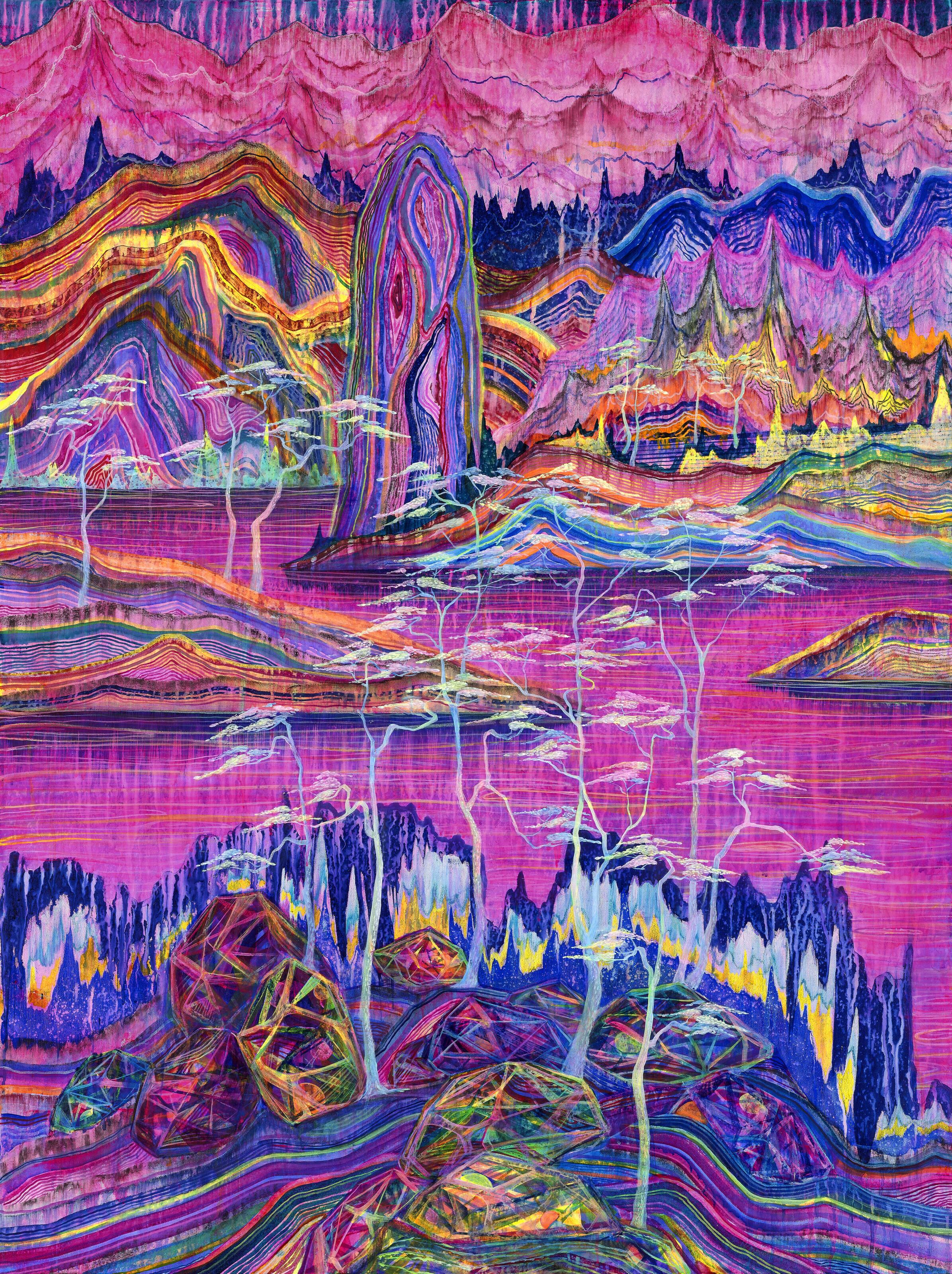 Huang Yuxing - Cherry Blossom Ravine