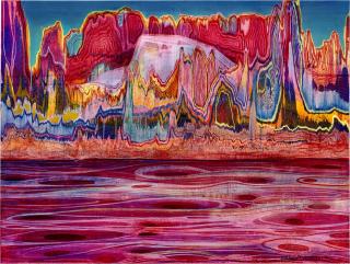 Huang Yuxing - White Building in the Forest