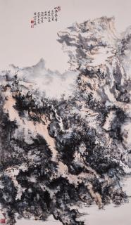 Huang Zhongfang - Pavilion In The Mountains