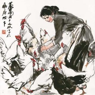 Huang Zhou - Feeding Chicken