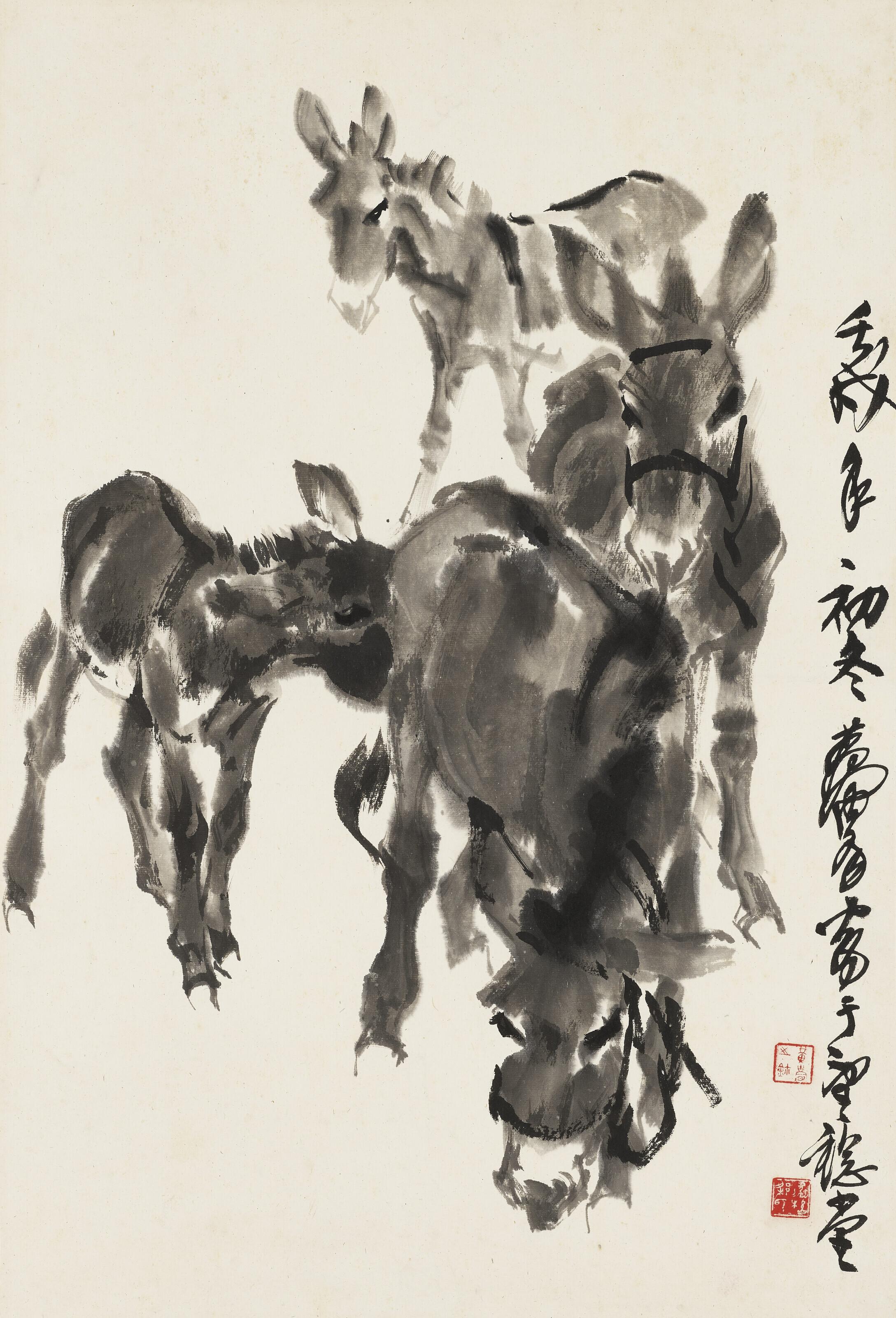 Huang Zhou - Four Donkeys
