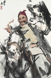Huang Zhou - Man and Eagle