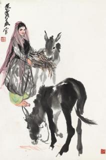 Huang Zhou - The Girl And Donkey