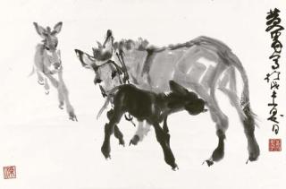 Huang Zhou - Three Donkeys