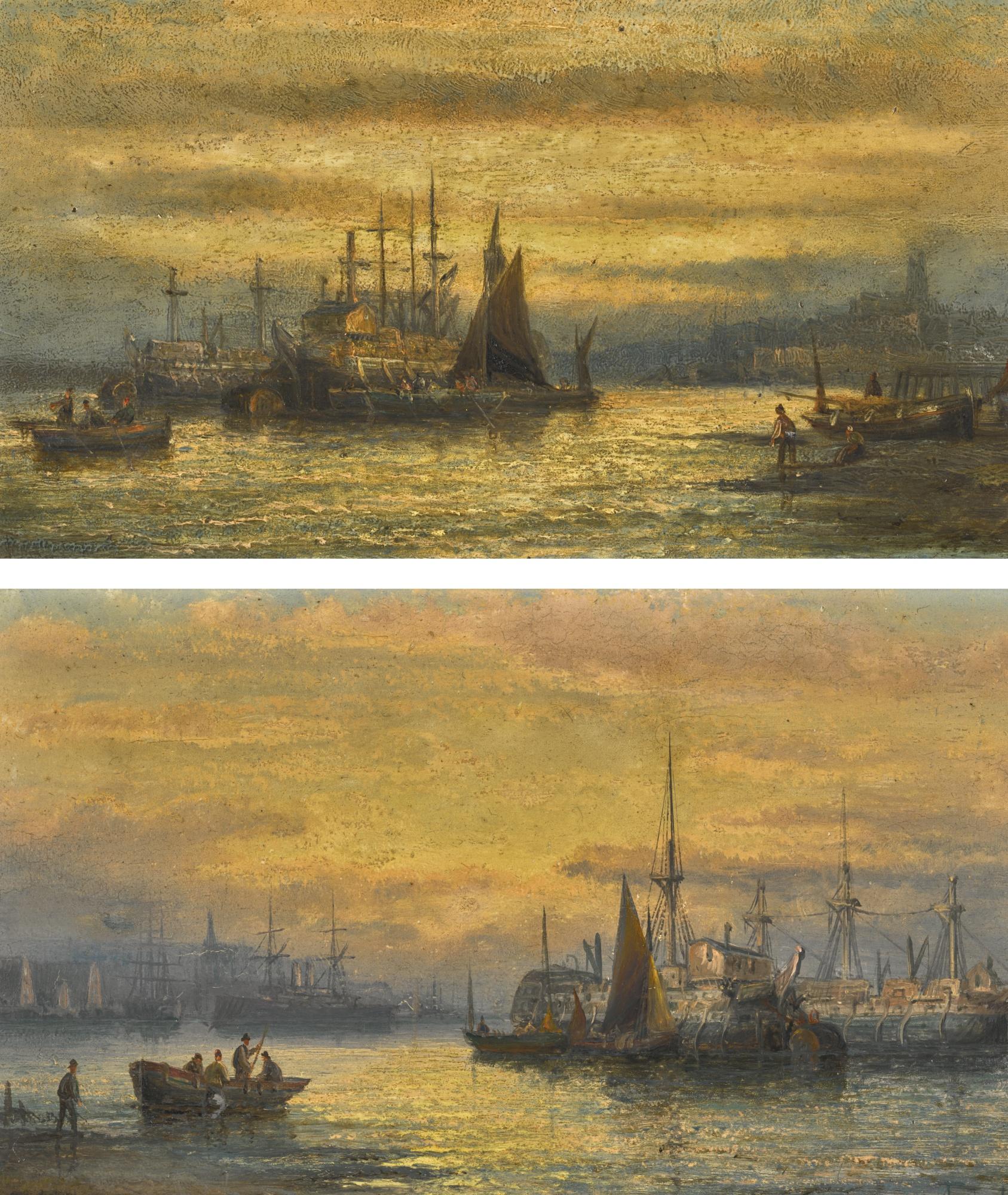 Hubert Anslow Thornley - Tending The Hulks