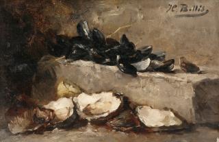 Hubert Bellis - Still Life With Clams.