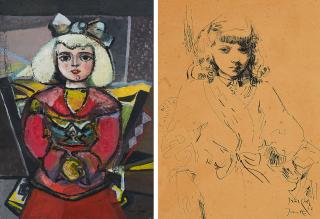 Hubert Berke - Konvolut von 2 Papierarbeiten.