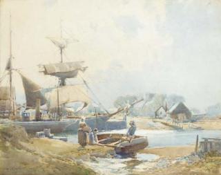 Hubert Coop - Southwold harbour, Suffolk