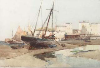 Hubert Coop - Tenby Harbour, Pembrokeshire