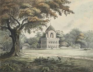Hubert Cornish - A Hindu Temple At Barripore, Near Calcutta