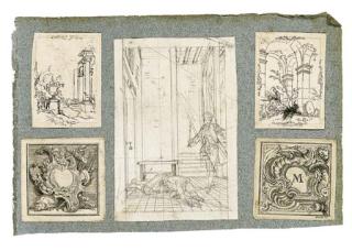 Hubert-François Gravelot - A Collection Of 79 Designs For Bookplates, Metalwork, Prints And Book Illustrations