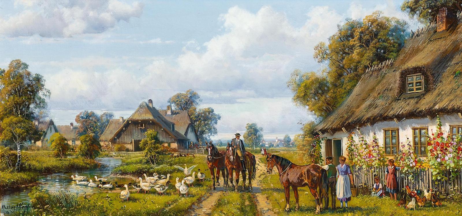 Hubert Kaplan - Dorfleben.