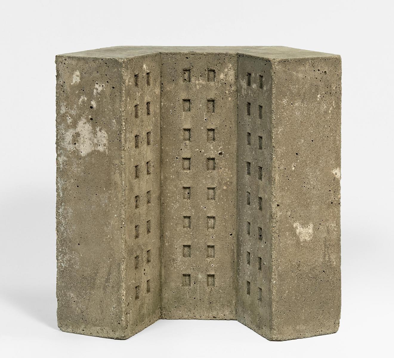 Hubert Kiecol - Ohne Titel (Haus mit Fenstern)