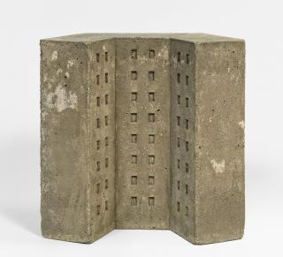 Hubert Kiecol - Ohne Titel (Haus mit Fenstern)