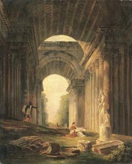 Hubert Robert - \'Le Dessinateur\'