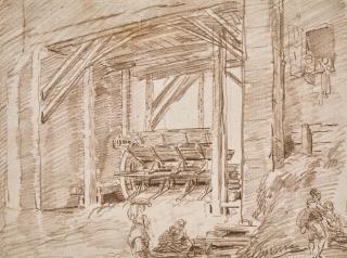 Hubert Robert - le Moulin-Joli