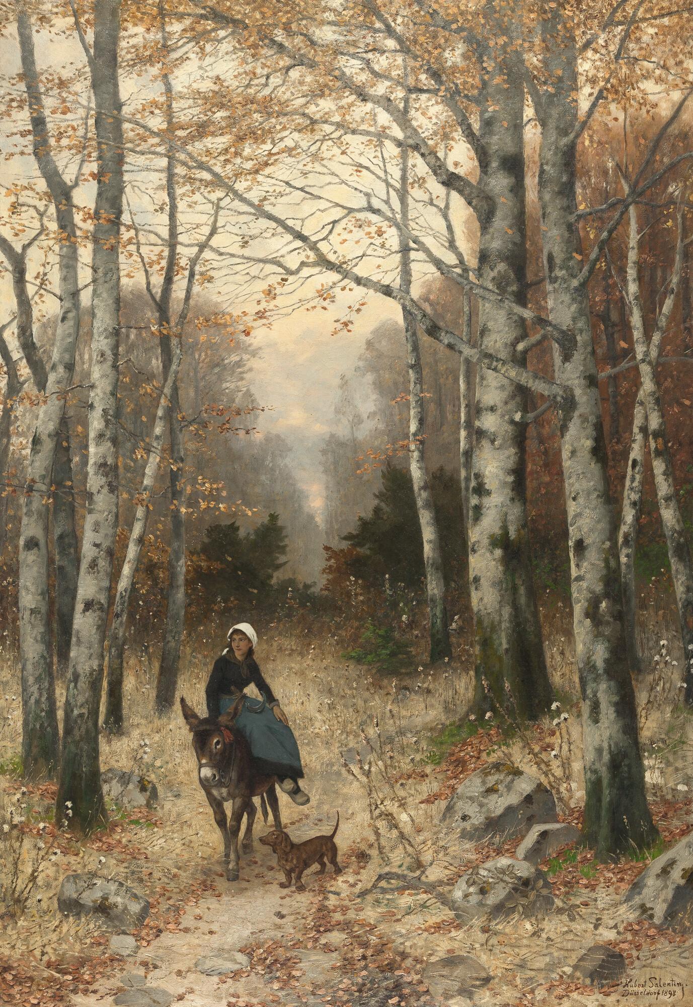 Hubert Salentin - Die einsame Reiterin