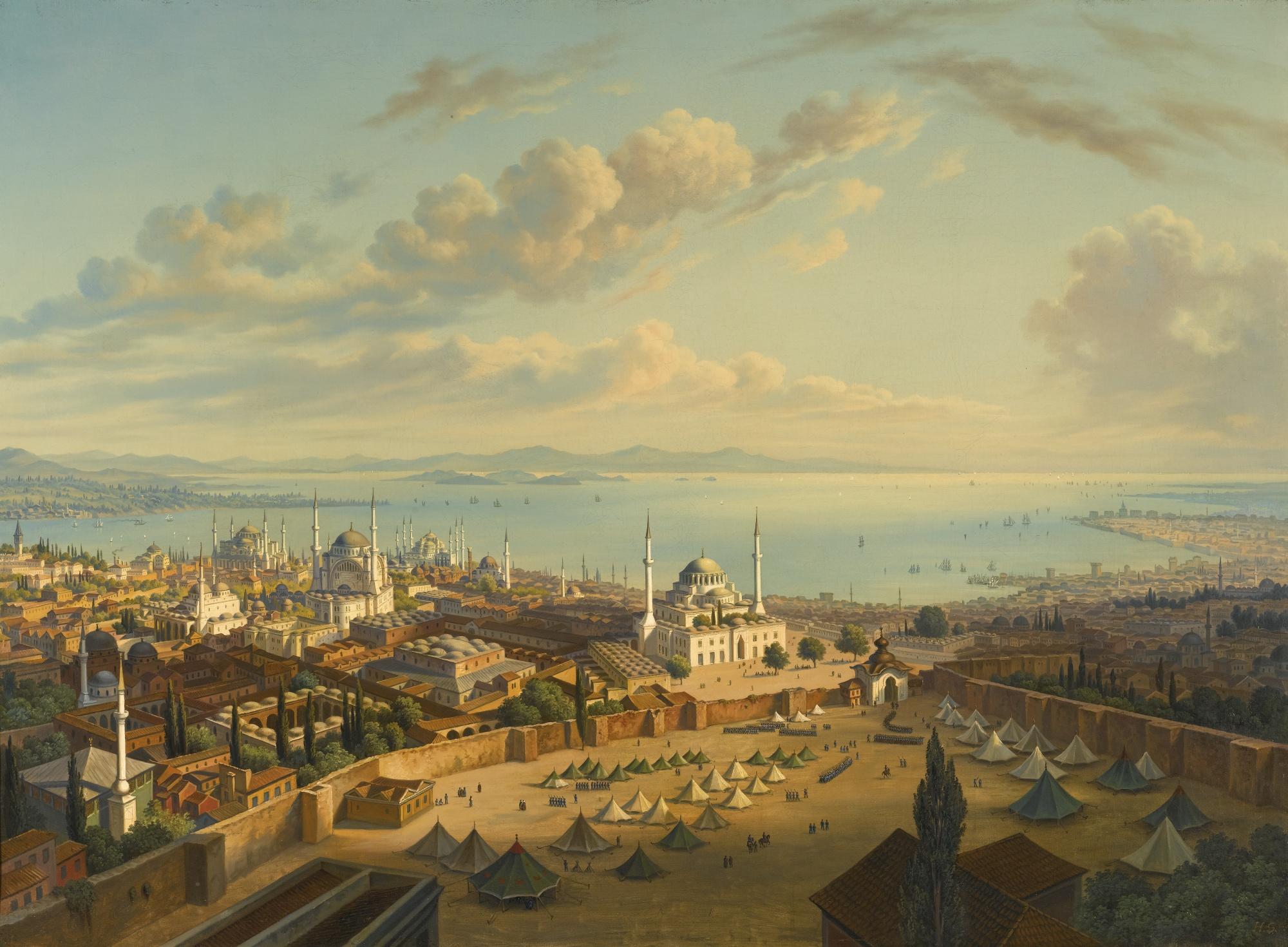 Hubert Sattler - German constantinople From The Fire Tower Of Beyazit