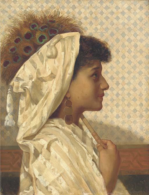 Hubert von Herkomer - A Moorish girl